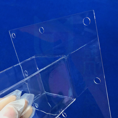 1100C High Temperature Resistant Quartz Glass Sheet For Punching In Semiconductor Photovoltaic Applications