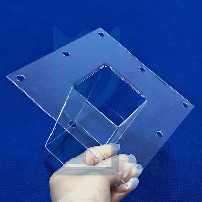 1100C High Temperature Resistant Quartz Glass Sheet For Punching In Semiconductor Photovoltaic Applications