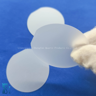 Factory Custom Cassette Single Sided Polished Disc Frosted Quartz Glass Ultra-Thin Sheet Quartz Plate