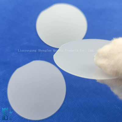 Factory Custom Cassette Single Sided Polished Disc Frosted Quartz Glass Ultra-Thin Sheet Quartz Plate