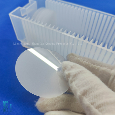 Factory Custom Cassette Single Sided Polished Disc Frosted Quartz Glass Ultra-Thin Sheet Quartz Plate
