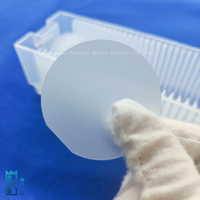 Factory Custom Cassette Single Sided Polished Disc Frosted Quartz Glass Ultra-Thin Sheet Quartz Plate