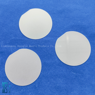 Factory Custom Cassette Single Sided Polished Disc Frosted Quartz Glass Ultra-Thin Sheet Quartz Plate
