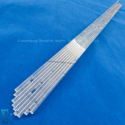 Factory Made High Temperature Resistant Quartz Glass Tube with 99.99% SiO2 Purity and 1100℃ Working Temperature