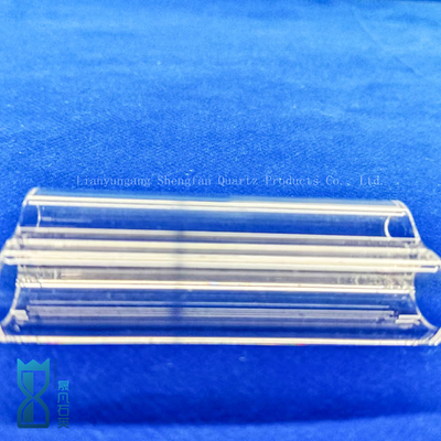 High Precision Customized Transparent Quartz Double Layer Pipe Quartz Glass Tube