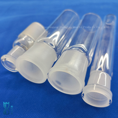 Custom Glass Cylinder One Side Sealed Quartz Test Tube Glass Pipe Laboratory Glassware
