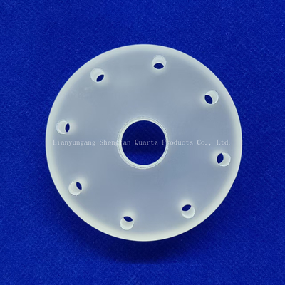 Factory Custom High Temperature Sealed Quartz Flange Perforated Quartz Glass Tube