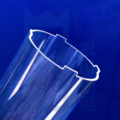 High Temperature Corrosion Resistant High Permeability Quartz Glass Tube Fused Quartz