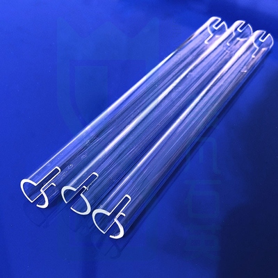 High Temperature Resistant Furnace Factory Custom Fused Quartz Heating Tube Quartz Glass Tube