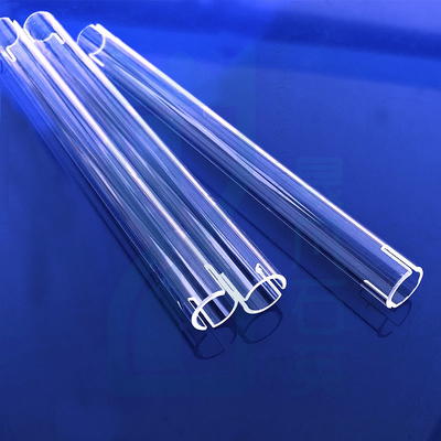 High Temperature Resistant Furnace Factory Custom Fused Quartz Heating Tube Quartz Glass Tube