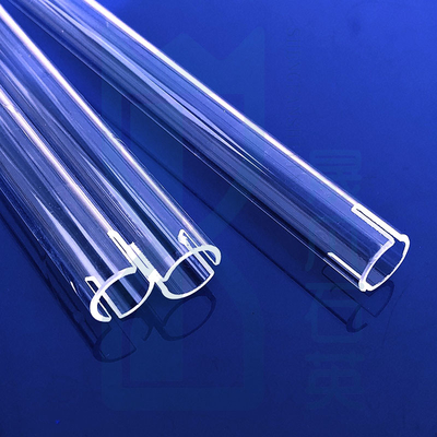 High Temperature Resistant Furnace Factory Custom Fused Quartz Heating Tube Quartz Glass Tube
