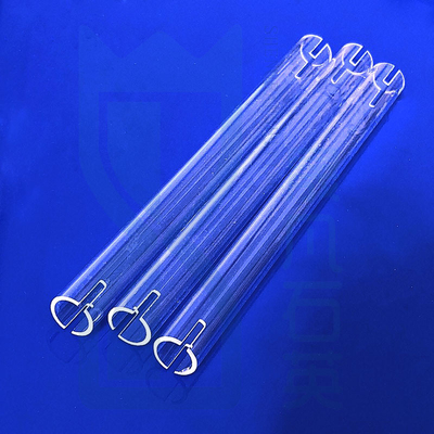 High Temperature Resistant Furnace Factory Custom Fused Quartz Heating Tube Quartz Glass Tube