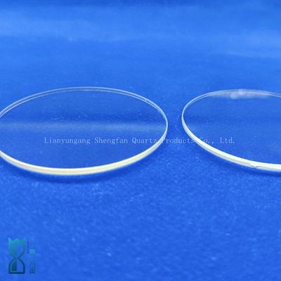 Customized Circular Quartz Plate Transparent Glass Sheet High Temperature Resistant