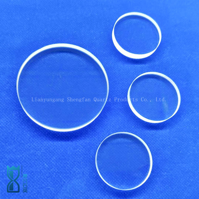 Customized Circular Quartz Plate Transparent Glass Sheet High Temperature Resistant