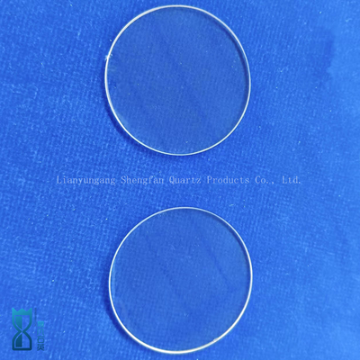 Customized Circular Quartz Plate Transparent Glass Sheet High Temperature Resistant
