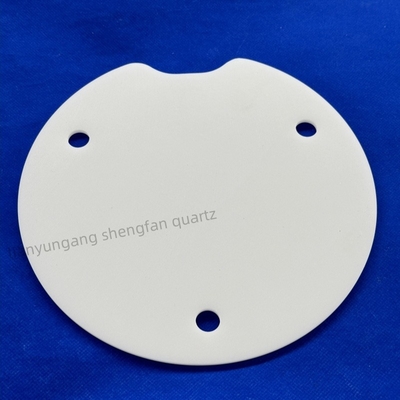 Custom Opal Fused Quartz Plate Sheet High Temperature And Corrosion Resistant