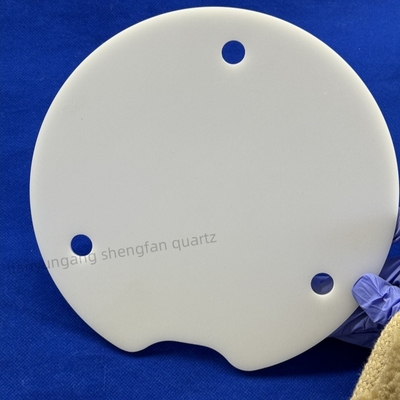 Custom Opal Fused Quartz Plate Sheet High Temperature And Corrosion Resistant