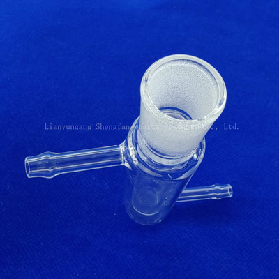 Customized One Side Sealed Double Wall Glass Quartz Tube Transparent Laboratory Instruments