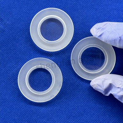 Slotted Quartz Glass Sheet Fused Quartz Window Factory Custom High Temperature High Permeability
