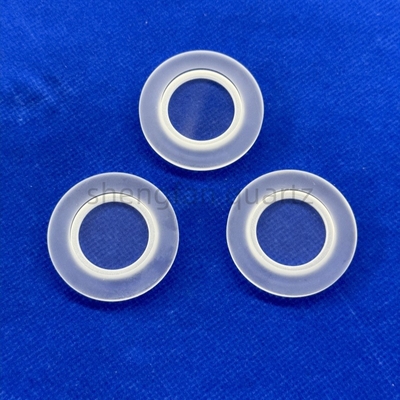 Slotted Quartz Glass Sheet Fused Quartz Window Factory Custom High Temperature High Permeability