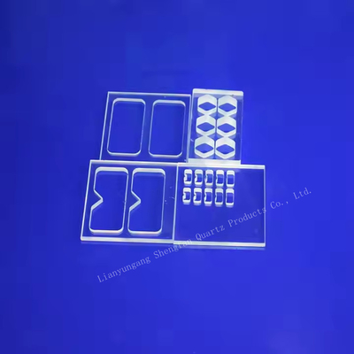 Custom Corrosion Resistant Transparent Quartz Punched Sheet