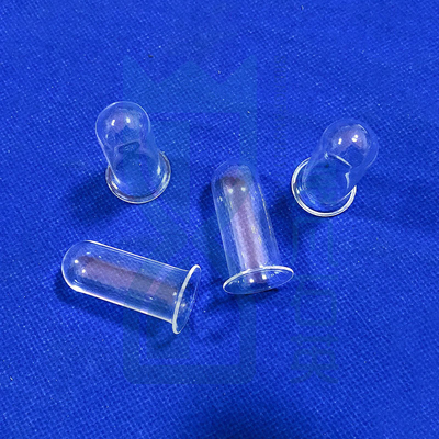 High Temperature High Purity Silica Quartz Glass Tube Quartz With Flange Tube Quartz Flanged Test Tube