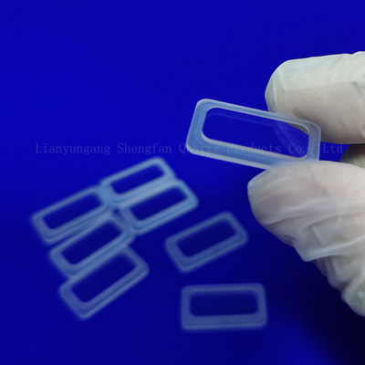 High Transmittance Customized Fused Quartz Disc Clear Square Step Quartz Plate For Semiconductor