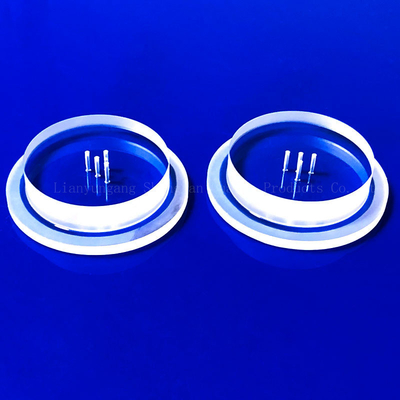 High Transmittance Customized Fused Quartz Disc Clear Square Step Quartz Plate For Semiconductor