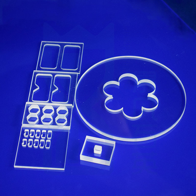 Customized JGS1 JGS2 JGS3 Fused Silica Plate Quartz Glass Plate Jgs2 Quartz Glass Window Sheet Plate Disc