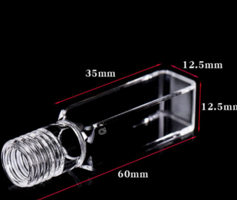 Lab Essential! Ultraviolet Quartz Cuvettes 5mL/10mL 100% Bubble Free Compatible With UV-Vis Spectrophotometers