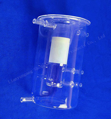 Factory Customized High Temperature Corrosion Resistant Quartz Containers Quartz Square Cylinders With Quartz Sand Cores For Laboratories