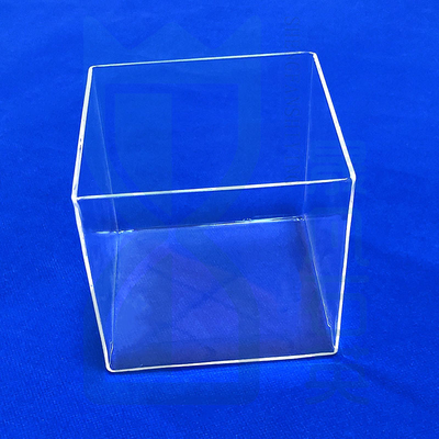 Factory Customized High Temperature Corrosion Resistant Quartz Containers Quartz Square Cylinders With Quartz Sand Cores For Laboratories