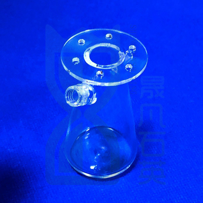 Factory Customized High Temperature Corrosion Resistant Quartz Containers Quartz Square Cylinders With Quartz Sand Cores For Laboratories