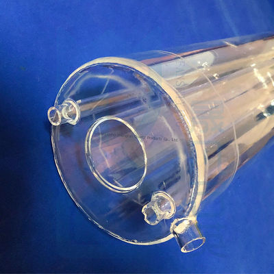 Custom Fused Silica Quartz Glass Flask With Joint