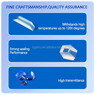 Factory Customized Quartz Prisms And Optical Prisms High Transparency High Temperature Resistant