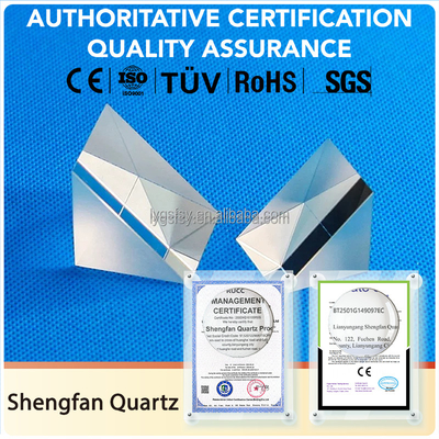 Factory Customized Quartz Prisms And Optical Prisms High Transparency High Temperature Resistant
