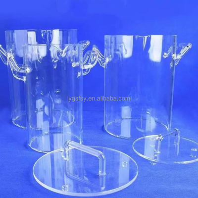 2.2g/cm3 Density High Temperature Corrosion Resistant Transparent Quartz Glass Beaker For Industrial