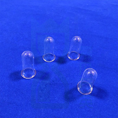 Customized Clear Round Bottom End Quartz Test Tube For LaboratoryCustomized transparent circular flanged round/bottomed experimental quartz test tubes, suitable for laboratory use