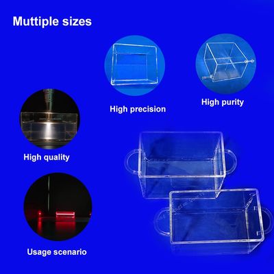 Photochemical Reactor Necessity Highly Transparent Quartz Tanks Density 2.2g/cm3 Fused Silica