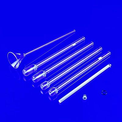 High Temperature Resistant Quartz Glass BET Adsorption Tubes Corrosion Resistant Highly Transparent