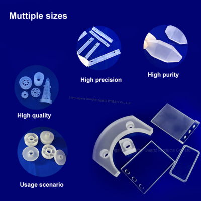 Factory Made High Temperature Resistant Corrosion Resistant Transparent Opaque Quartz Glass Special-shaped Parts For Sample Support
