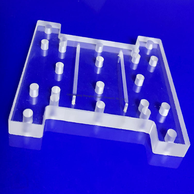 CNC High Precision Production High Purity 99.99% Quartz Drilled Plates Quartz Grooved Plates And Quartz Glass Plates