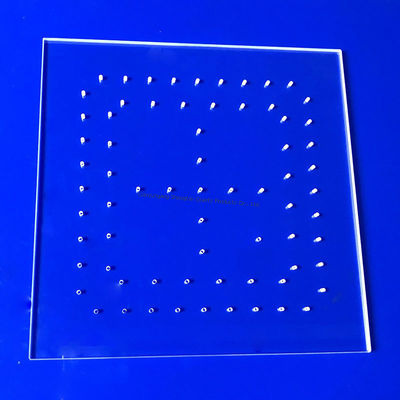 High Temperature Resistant and High Transparency Quartz Glass Plate with Customizable Size for Semiconductor and Optical Applications