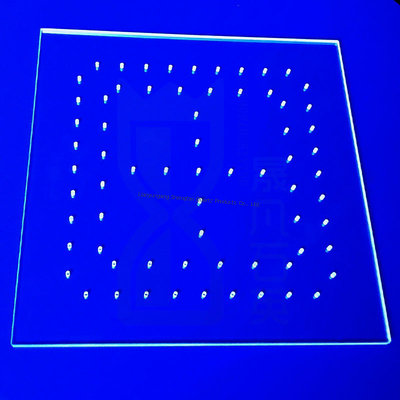 Laser Cut Custom High Transparency JGS1 JGS2 JGS3 Quartz Sheets For UV LED Purifiers