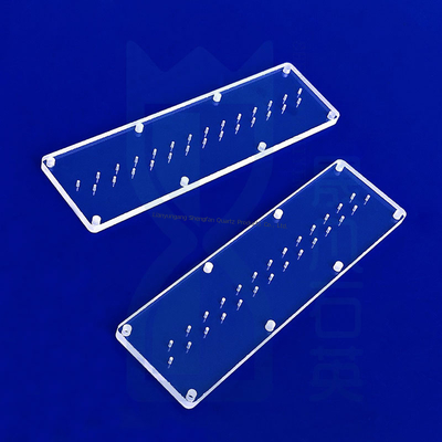 Laser Cut Custom High Transparency JGS1 JGS2 JGS3 Quartz Sheets For UV LED Purifiers