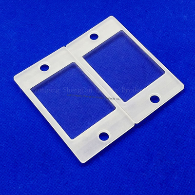 Customized Corrosion Resistant High Temperature Resistant Quartz Frosted Plates Fused Quartz For Sample Support