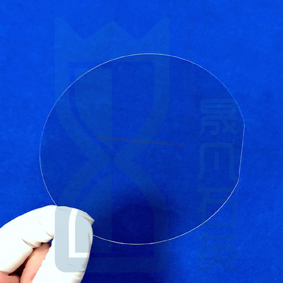 Customized Fused Quartz Disc Quartz Glass Plate 92% Light Transimittance 2.2g/cm3 Density