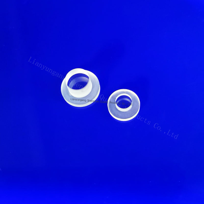Customized Fused Quartz Disc Quartz Glass Plate 92% Light Transimittance 2.2g/cm3 Density