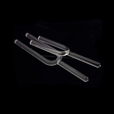 Transparent 432Hz Crystal Tuning Fork with Long Sustain for Sound Therapy and Meditation