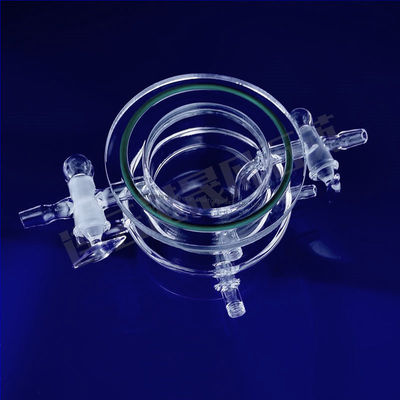 Customized 50-1000 ml High-Transparency Photo-Induced Quartz Glass Reactor with 1100℃ Working Temperature